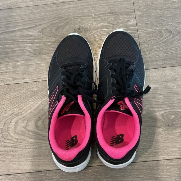 New Balance Womens Running Shoes 575 v2 US 10 41.5 Sneakers Black Pink Walking - Picture 8 of 8